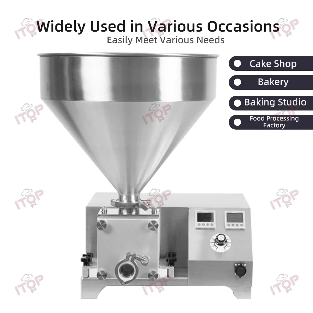 Sandwich Biscuit Cream Filling Machine / Bread Jam Machine/ Donut Cream For Snack Food