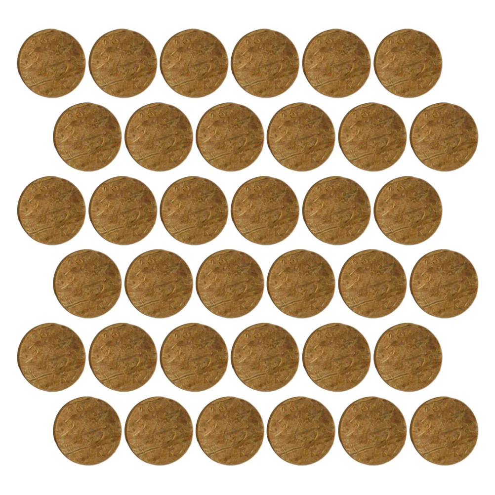 

50 Pcs Aquarium Tank Raw Materials Natural Scenery Coconuts Shell DIY Chip Polished Sand Table Decoration Model Supplies Molds