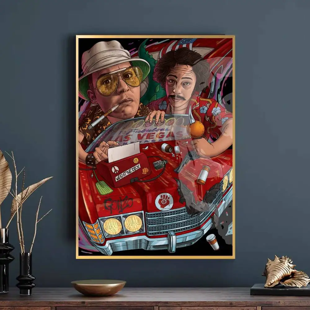 الخوف الكراهية لاس فيغاس ملصق فني ذاتي اللصق مقاوم للماء ورقة ملصق مقهى بار غرفة النوم جدار ديكور #6