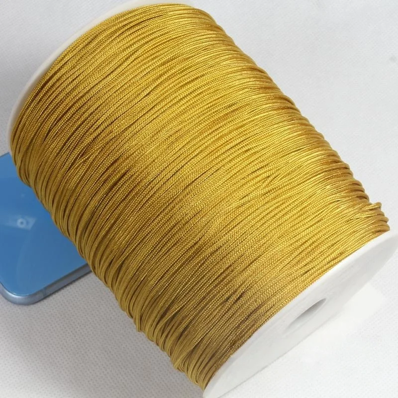 1/1.5/1.8/2.0mm Cotton Braided Woven Rope Twist Line For Jewelry DIY Making String Lanyard Necklace Hanging Cord Wholesale