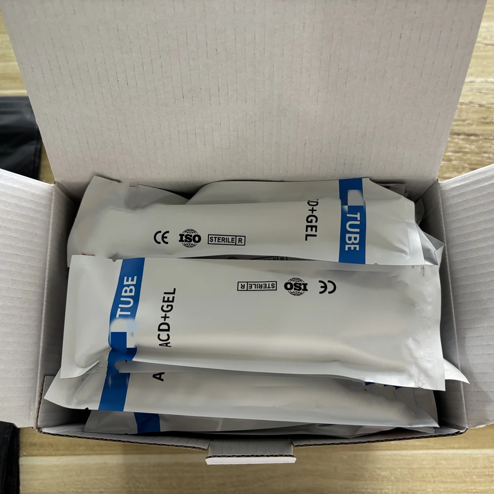 

Disposable Vacuum Blood Collection Tube ACD+ Separation Gel Blood Collecting Tube PRP Tube Lab Consumables 10ml
