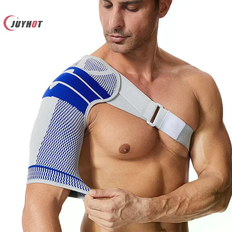 Shoulder Brace Men Women,Left Right Shoulder Support Stabilizer Compression Sleeve With Adjustable Strap For Rotator Cuff Relie