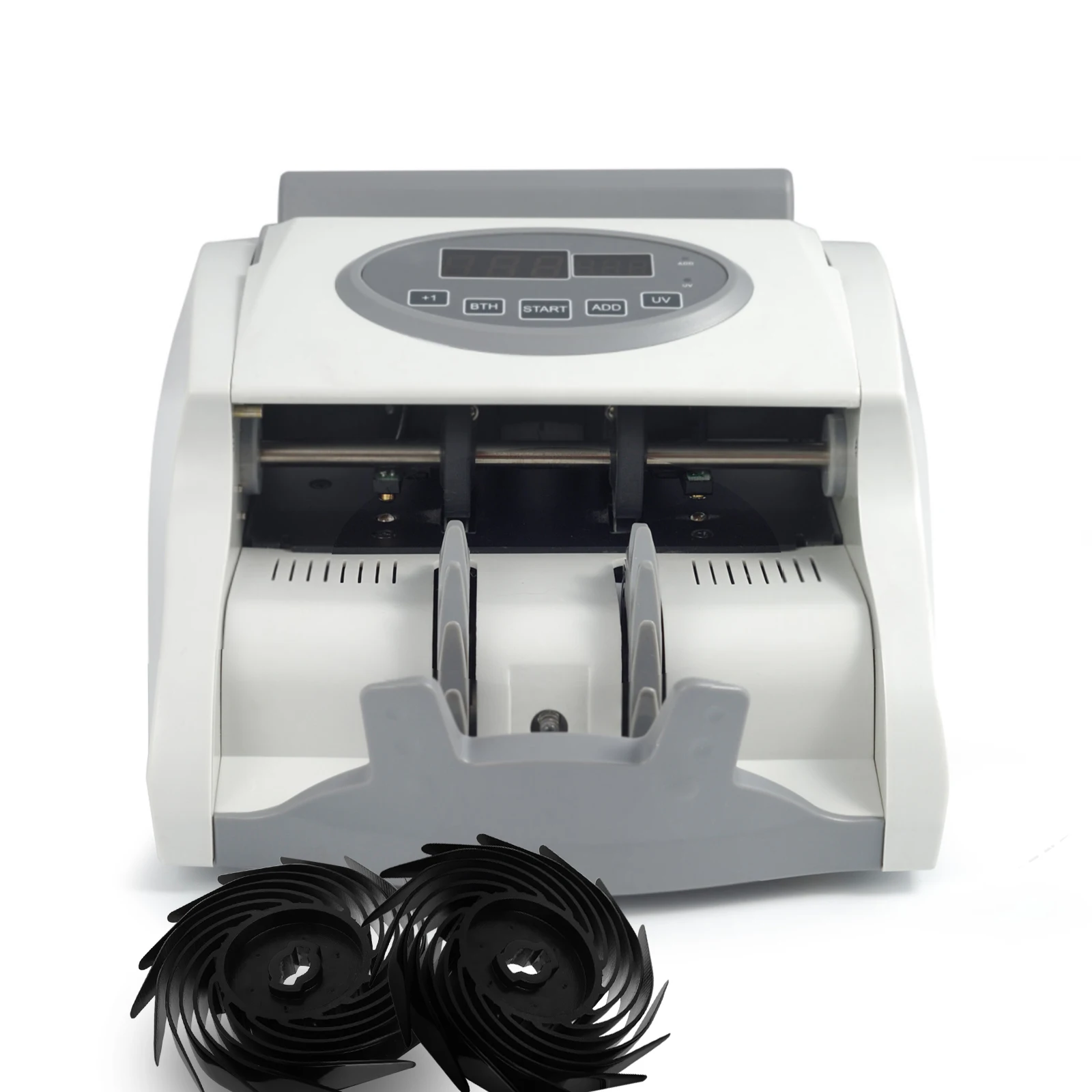 2 Pcs Currency Counter Wheel Accessories Material Portable Design Replacement Plastic Gear Parts Money Counting Machine