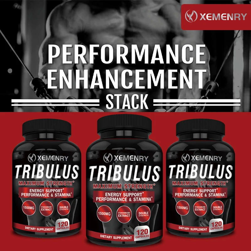 Tribulus Capsules - Lose Excess Fat, Improve Performance, Muscle Building Workout Supplement