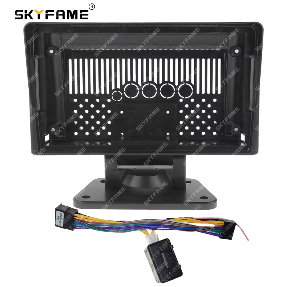 SKYFAME Car Stereo Desktop Big Screen Fascia Frame Panel Kit For Trucks Engineering Vehicles buses
