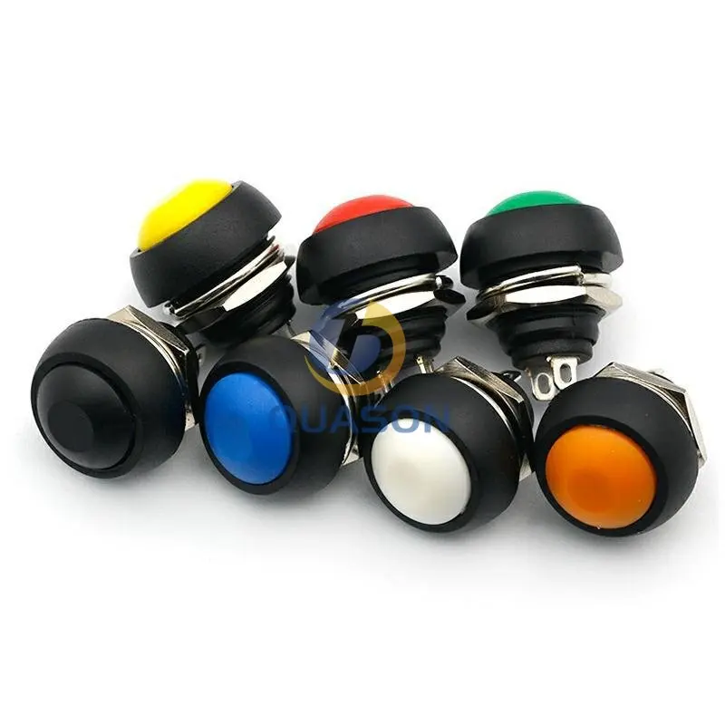 12mm PBS-33B Waterproof Momentary ON OFF Push Button Swithch Mini Round Switch