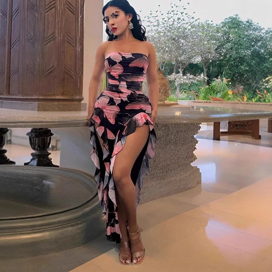 

New High Waist Floral Print ort Pants for Men Ruffle Sexy Waist Summer Ciwalk Polyester Blend Comfortable ort orts