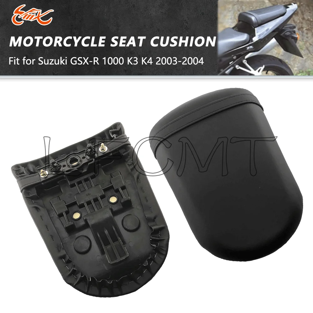 

Motorcycle Rear Seat Passenger Seat Cushion Pillion Accessories Fit for Suzuki GSXR1000 GSX-R 1000 K3 K4 2003-2004