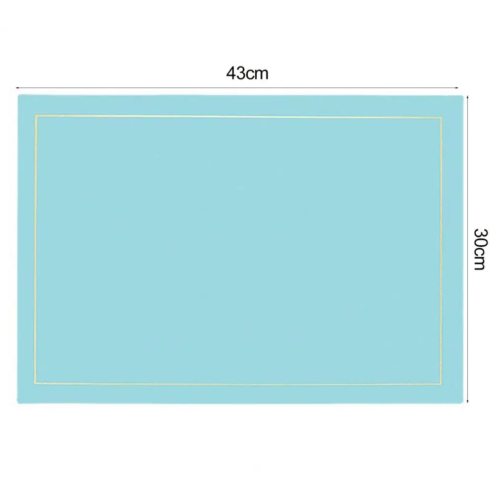 Insulation Pad for Countertops Heat-resistant Table Pad Non-slip Waterproof Countertop Protector Faux Leather Thermal for Water