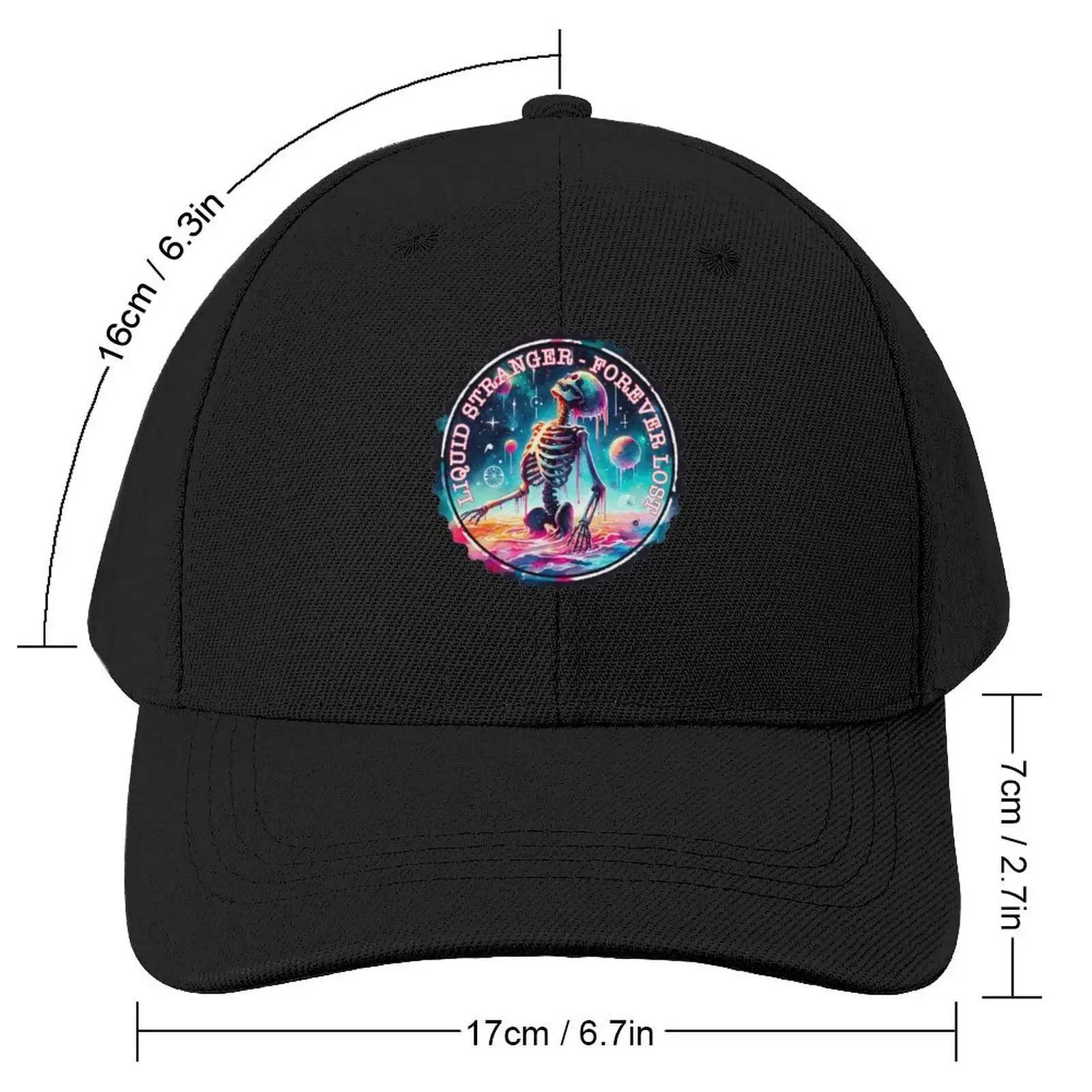 Liquid Stranger Baseball Cap Gentleman Hat Designer Hat Big Size Hat Golf Cap Golf Wear Men Women's