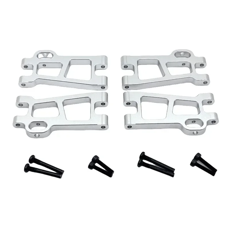 Brazo inferior de metal adecuado para coche RC de pie grande Yudi 1/16 GR M16, modificación de piezas de chasis mejorada, universal delantero y trasero