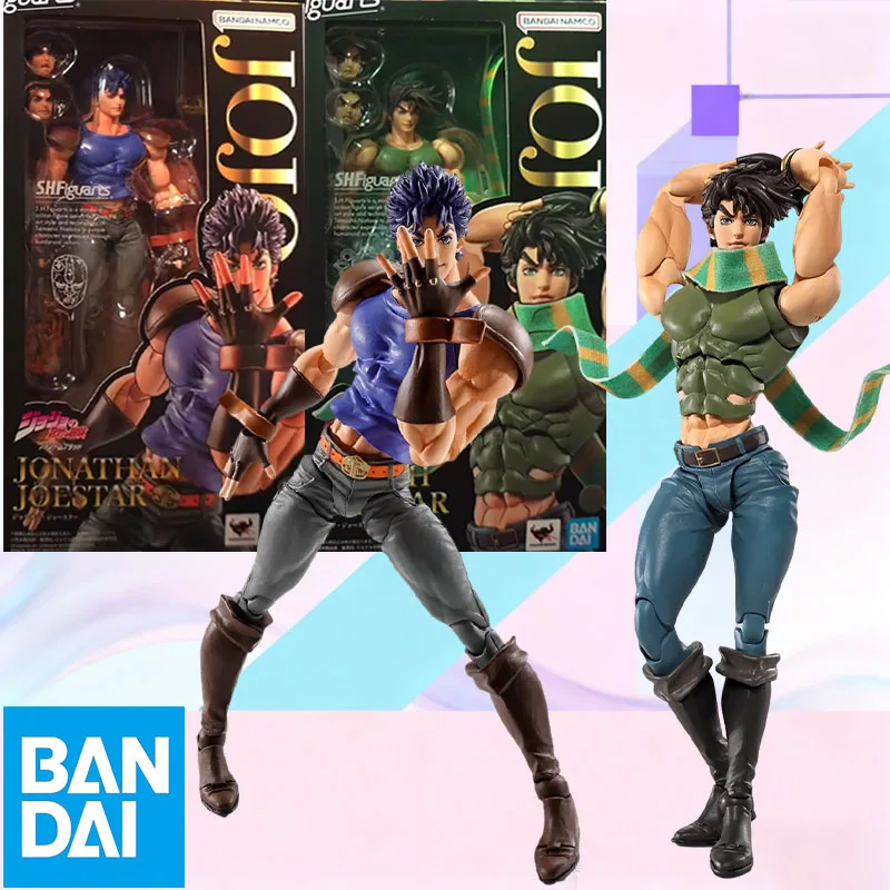 

In Stock BANDAI Original Box S.H.Figuarts Joseph Joestar Jonathan Joestar SHF Action Figure Model Gift forKid Foam Box Packaging