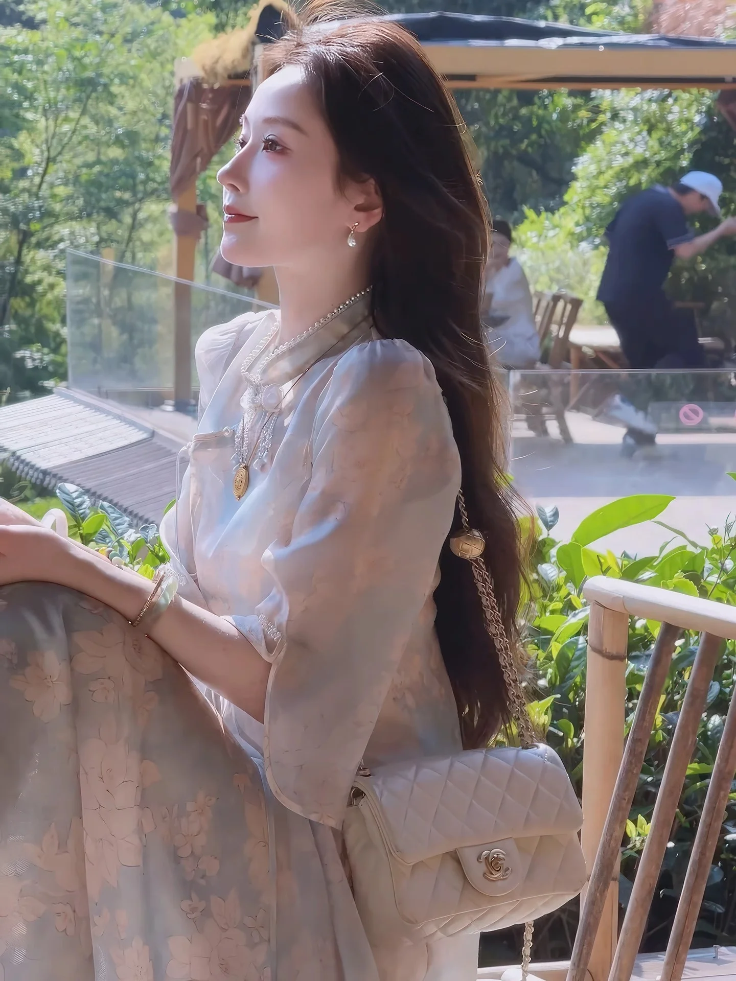 

Новый красивый летний комплект из двух предметов Ele Chinese Sle для женщин: прозрачный топ на бретельках и платье с застежкой на пуговицы, коллекция 2025 года