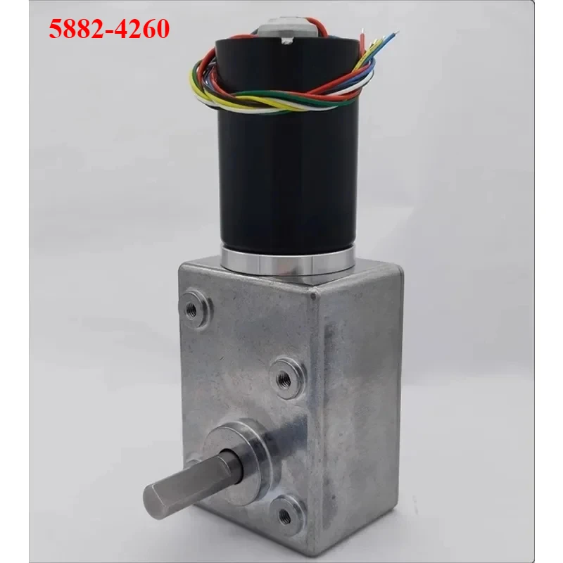 

5882-4260 Brushless DC high torque gear motor 12V24V positive and negative speed regulation 6-wire with brake motor