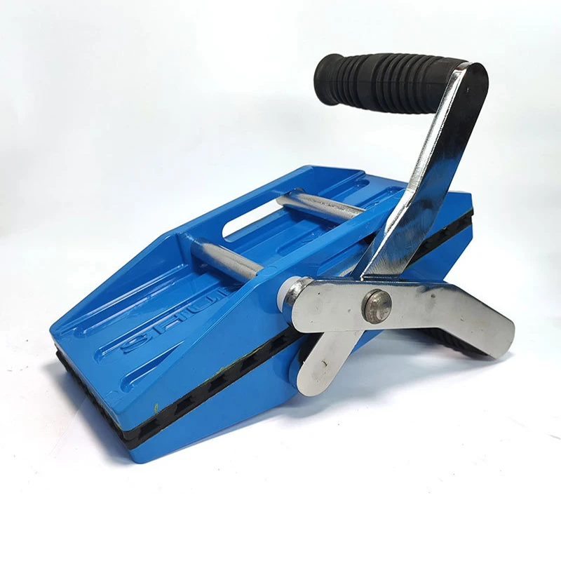 Double Handed Stone Carrying Clamps with Rubber-lined Porterage Tools for Transporting of Glass Slabs/Metal Sheet/Granite