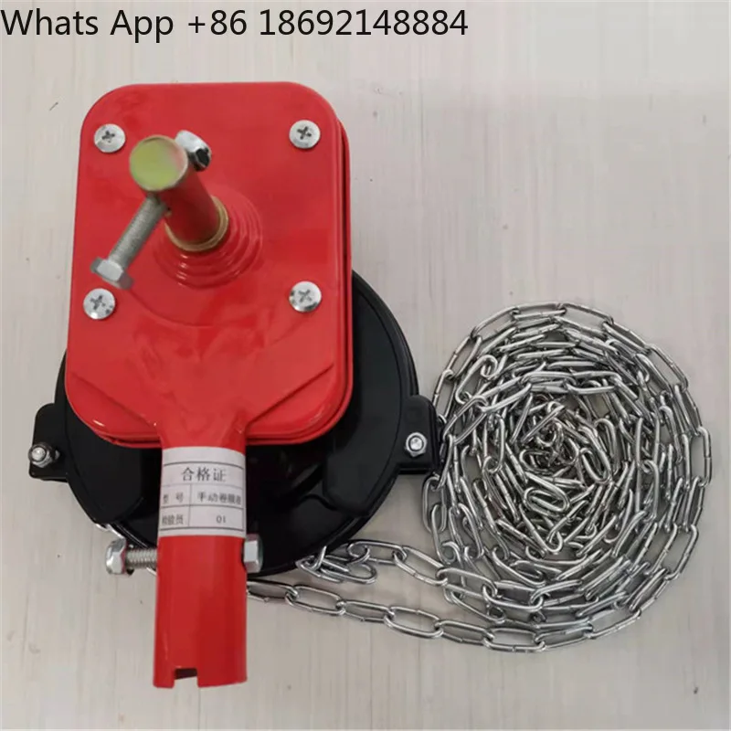 Korean film roller Greenhouse, roller shutter machine Hand crank film roller Manual top roll durable
