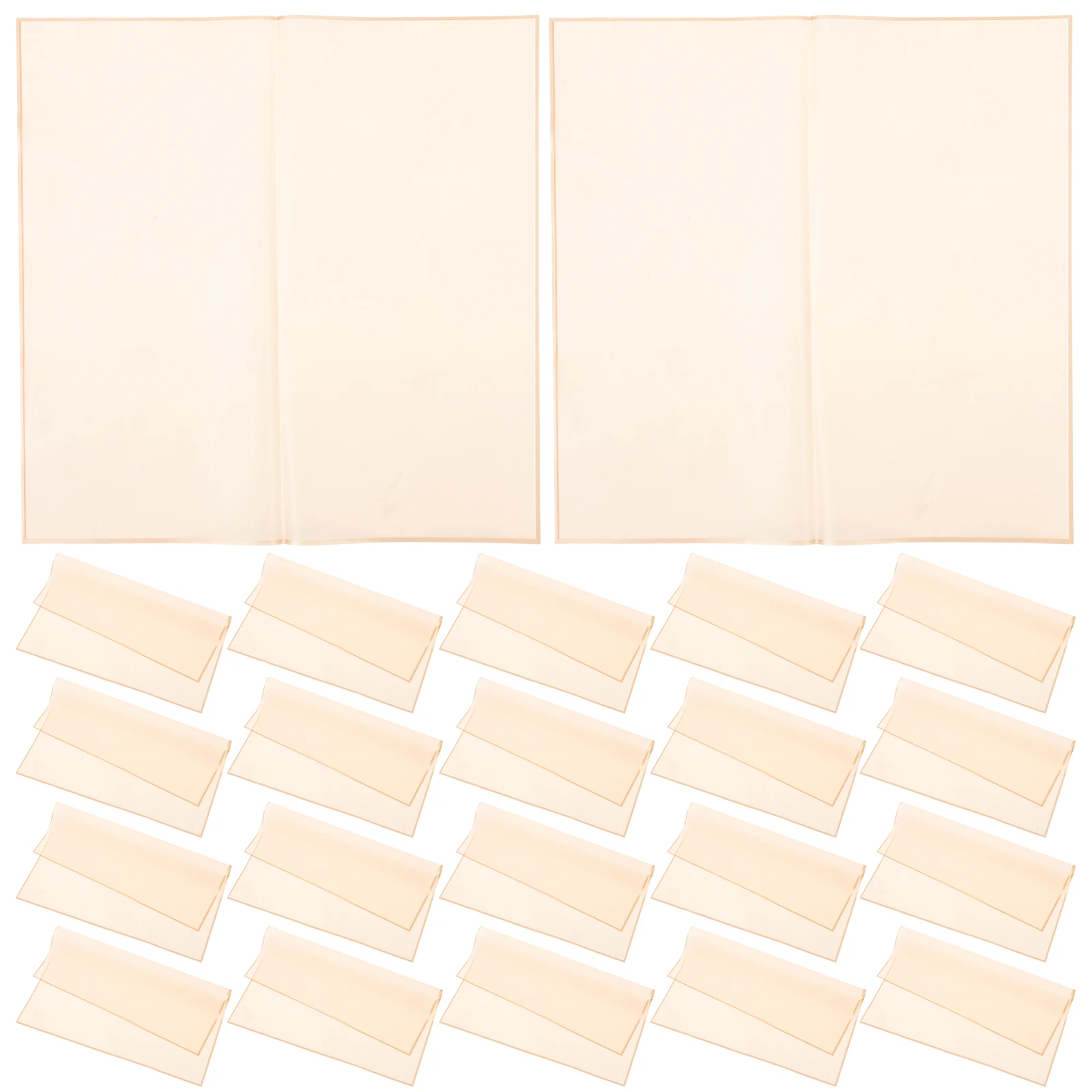 

20 Sheets Waterproof Gold Edge Jelly Film Floral Wrapping Paper for Bouquets Gift Flower Wrapping Material Flower Bouquet Paper