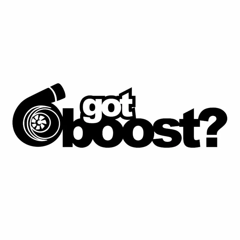 Hottest Station Turbocharged Got Boost Car Sticker for Racing Blow Off Valve Waste Gate Car Styling Vinyl KK PVC 12.7cm X 3.8cm