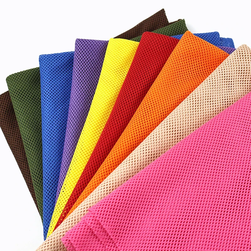 1/2/3/5M*155CM Breathable Mesh Fabric Sewing Mosquito Curtain Net Cloth T-shirt Sportswear Low-stretch Fabrics DIY Accessories
