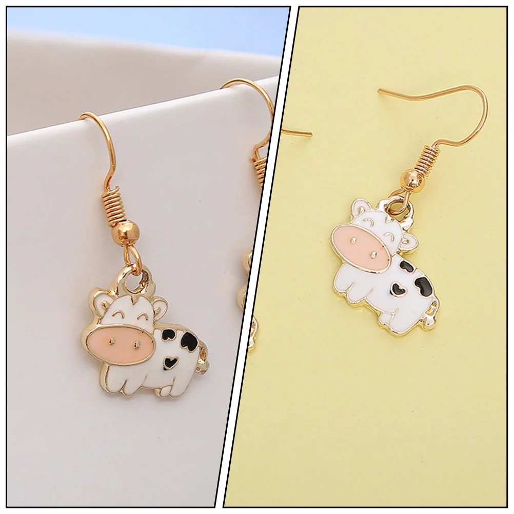 

20 Pcs Cow Jewelry DIY Pendants Necklace Charms for Making Alloy Accessories Mother