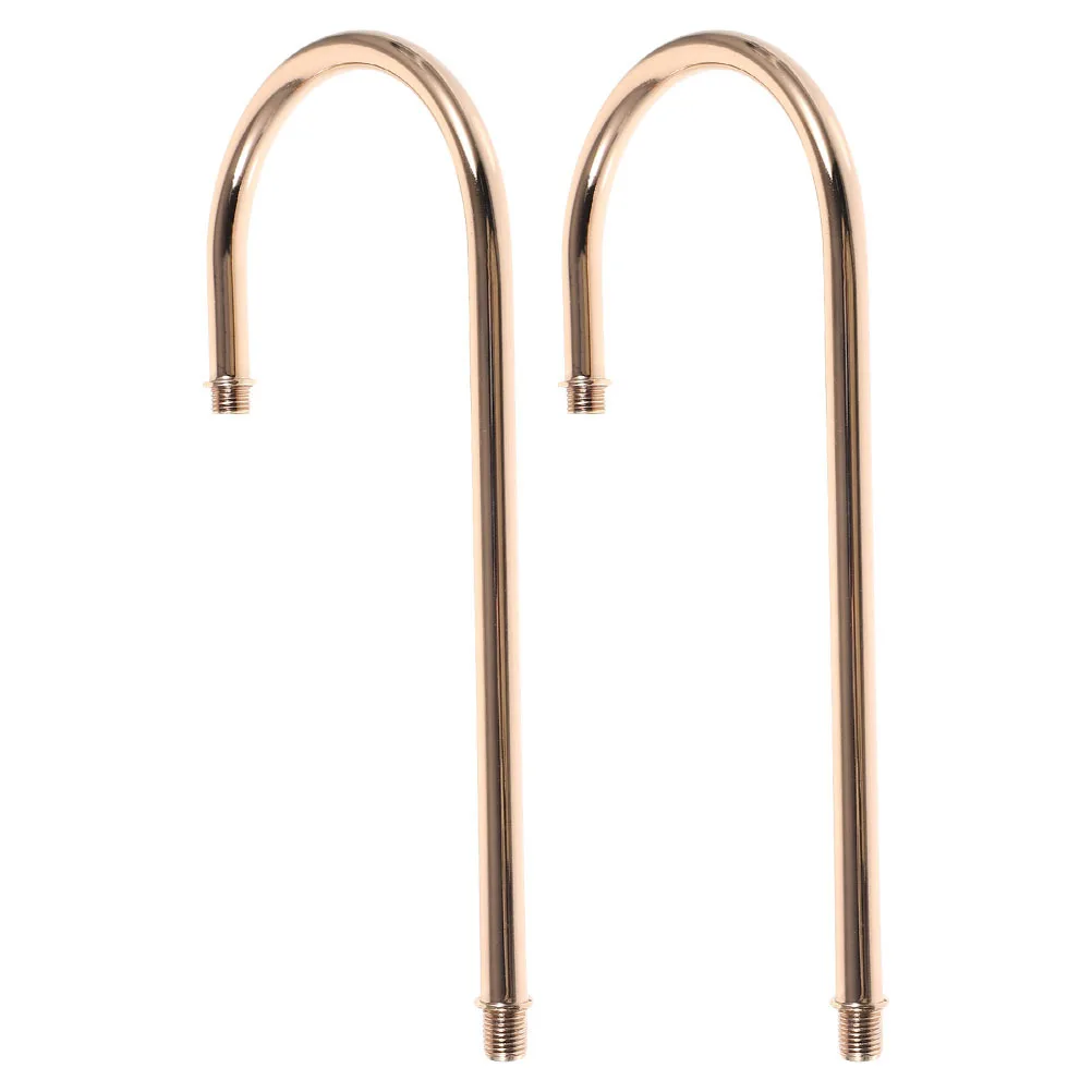 2개 벽등 곡선 파이프 나사형 굽힘 소형 곡선 막대 다중 헤드 샹들리에 DIY 램프 액세서리 조명 기구