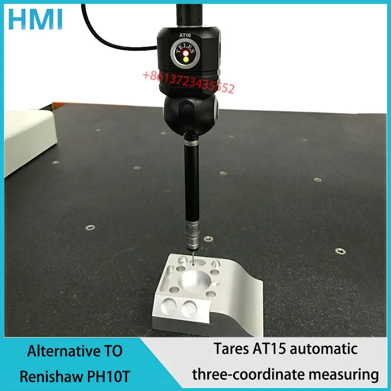 Tares at15 máquina de medição automática de três coordenadas sonda manual atc10 controlador de sonda precisão de posicionamento 0.005mm