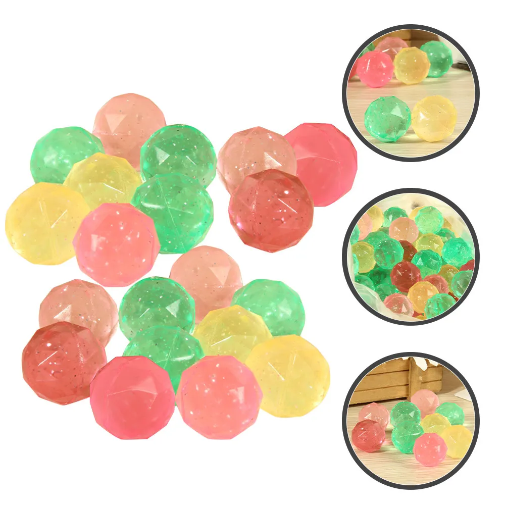 20Pcs Water-Resistant Bouncy Balls High Bounce Elastic Fun Ball for Kids Birthday Favors Classroom Rewards Carnival Prizes
