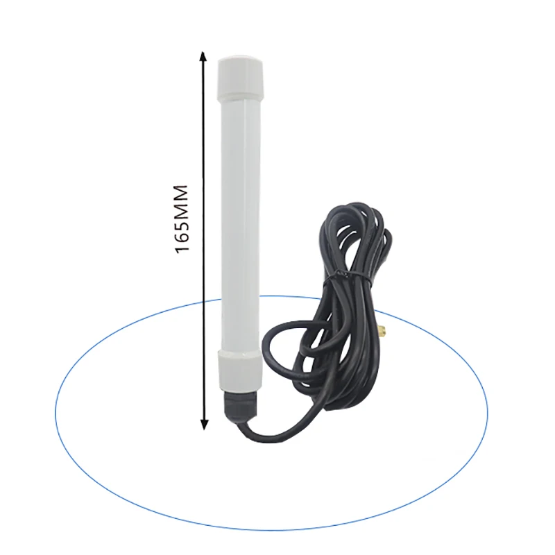 Impermeável Omnidirectional Signal Receiver, FRP Antena Amplificador, Booster AP, Estação Base, Full Band, Exterior, RG58, 3m Cabo, 4G, 5G