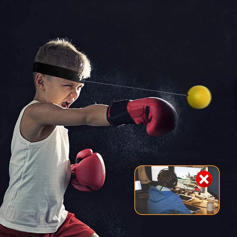 Box-Reflexball, Box-Trainingsball, Box-Geschwindigkeitsball, Schlagball für Hand-Auge-Koordination und Schlaggeschwindigkeit – Detail 4