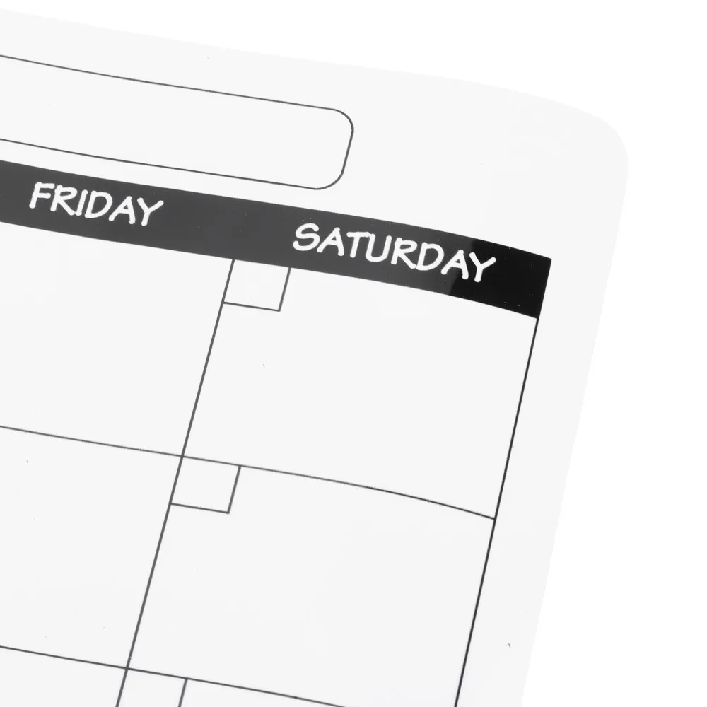 PET Material Dry Erase Calendar Monthly Planner Wall Decal Fridge Calendar Giant Size Peel and Stick Reusable Calendar Kitchen