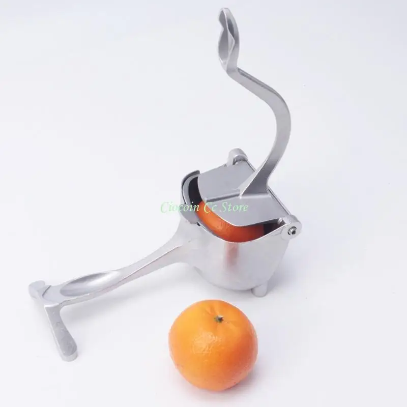 X90F Manual Press Juicer For Lemon Pomegranate Oranges Juice Separators Ergonomic Handle Metal Construction Press