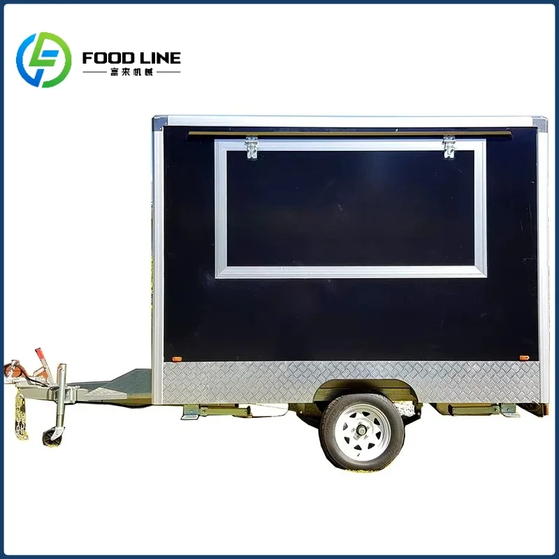 رائجة البيع صغيرة 2025 جديد متجر المواد الغذائية المتنقلة سيارة الوجبات السريعة للبيع شريط متنقل شاحنة البيرة مقطورة الوجبات السريعة مقطورة مربعة