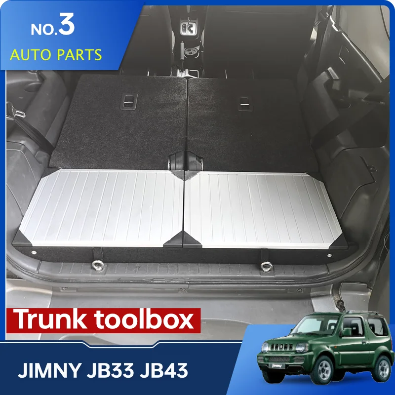 

Trunk toolbox Rear Storage Box Trunk Toolbox For Suzuki Jimny JB33 Sierra JB43 1998 2017 Car Decoration Internal Accessories