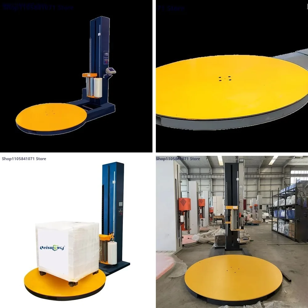 Automatic Pallet Wrapping Machine Industrial Wrap 15mic Stretch Film Logistics Packaging Printing Supporting Equipment Business