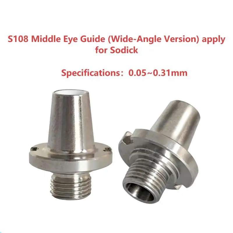 

1 шт. направляющая для проволоки, алмазная направляющая S108 (широкоугольная) для электроэрозионных станков Sodick серий ALN, SLN, AQ, 3110067, 3110058, 3110547