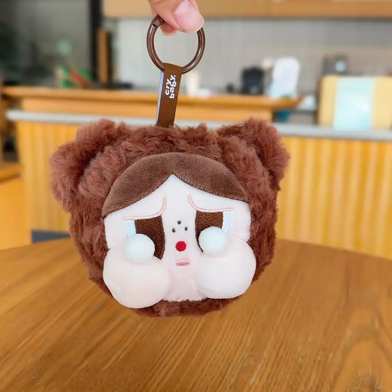 

New Dudu girl flower plush pendant ugly cute crying baby bag pendant keychain doll machine doll men's and women's gifts