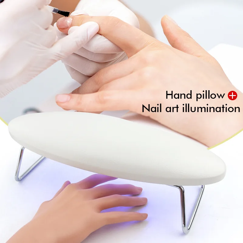 Uv Led Lamp With Hand Pillow Gel Polish Drying Lamp Advanced Cortex Nail Lamp Nail Art Phototherapy Equipment Tools