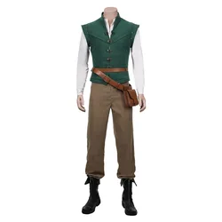 Anime Flynn Rider cosplay costume adult carnival uniform set Halloween anime Halloween performance costume