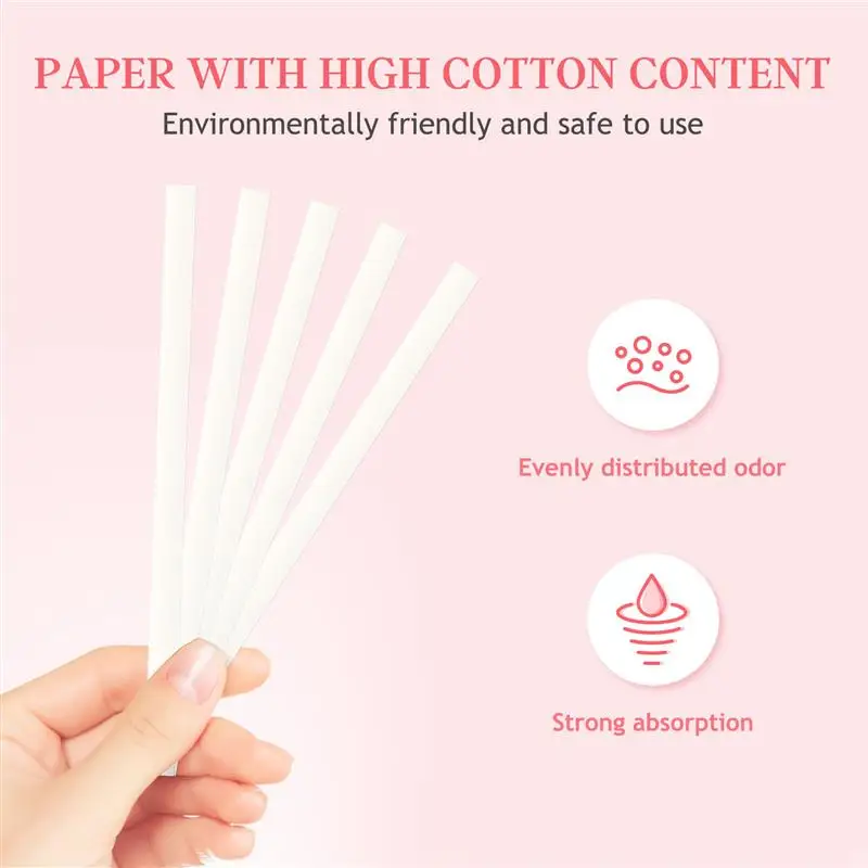 500 Pcs  Blank Fragrance Tester Paper Strips Testing Aromatherapy Fragrance Strips Sweet Smelling Perfumes De Mujer For Women