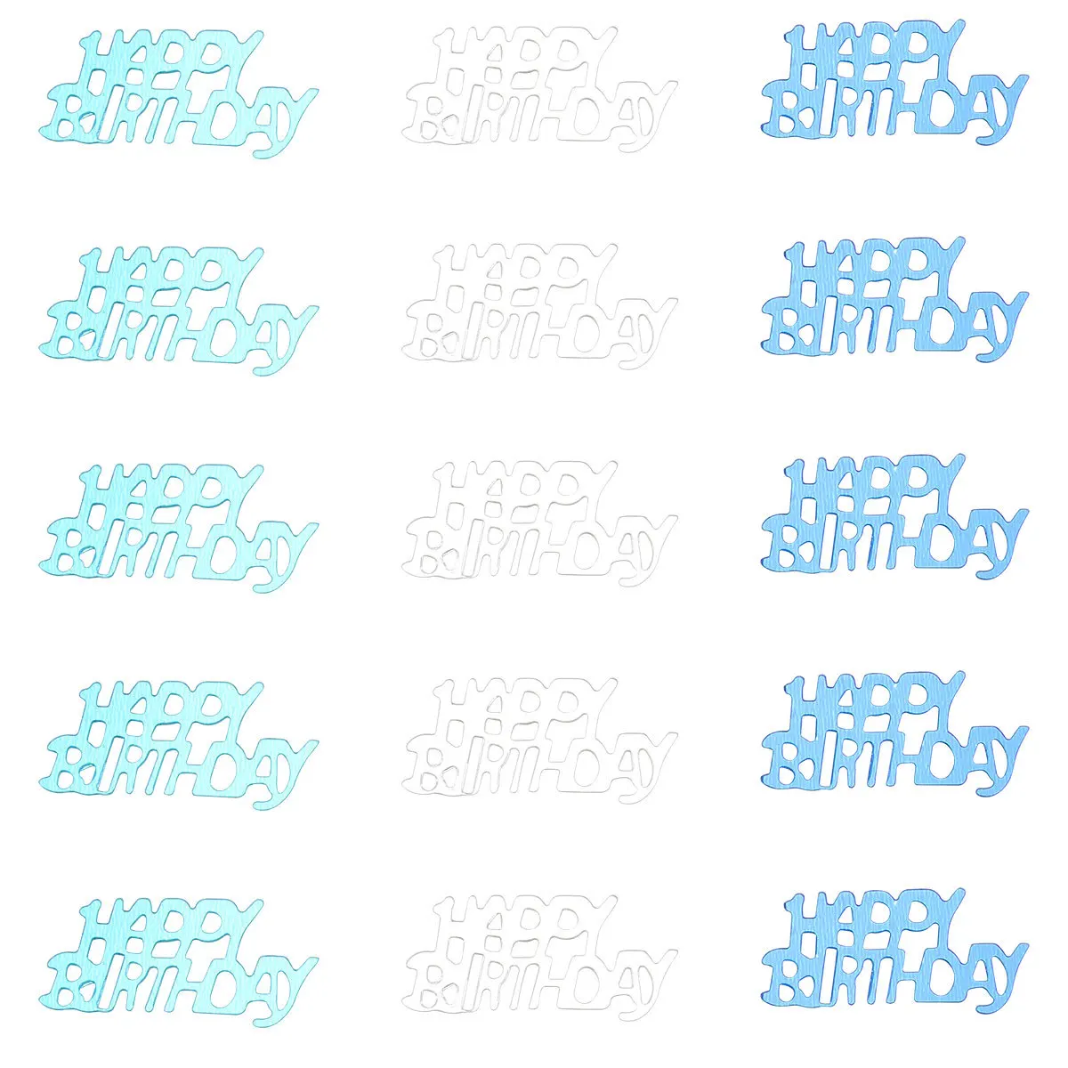 

2 Packages Birthday Themed Confetti Plastic Colorful Paillette Ornaments For Party Table Decoration Diy Craft Fillers Banquet