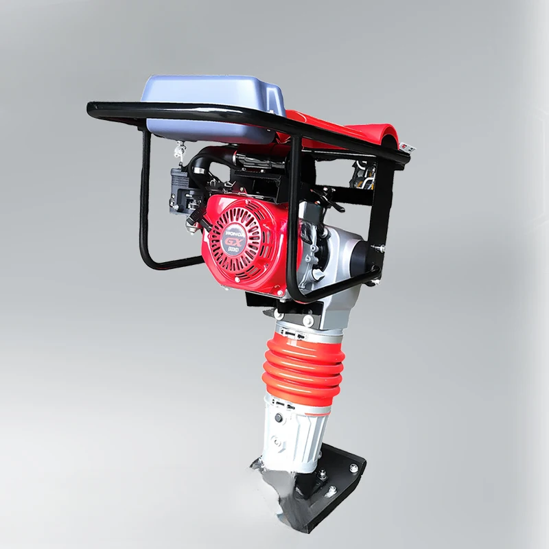 

Petrol Type Compactor Tamping Jack Compacting Vibratory Rammer Engine 5.5HP Tamping Impacting Rammer
