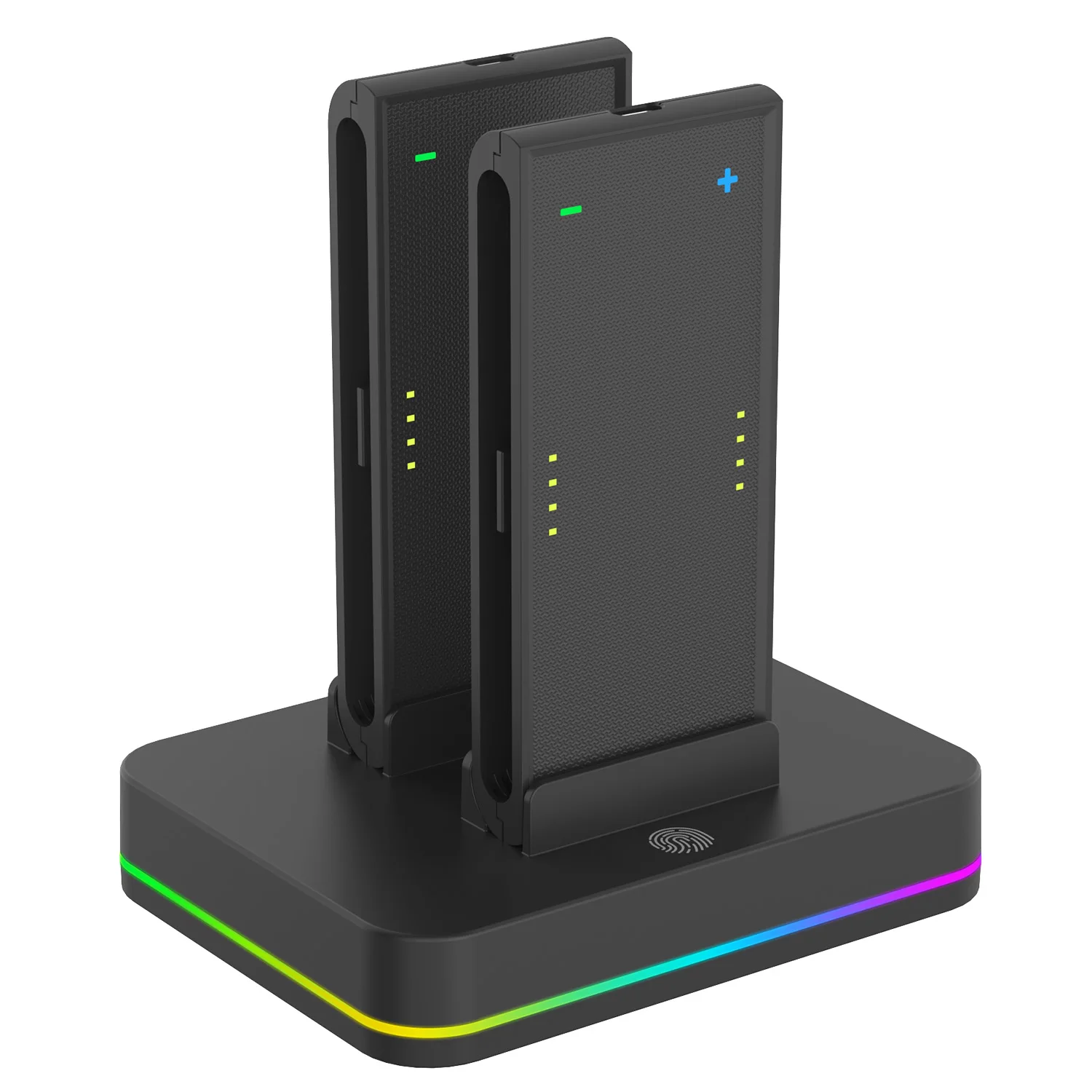 

Зарядная док-станция 4 в 1 HS-SW2001 для Switch 2, геймпад с сенсорной кнопкой и тремя режимами освещения RGB, аксессуары для Switch 2