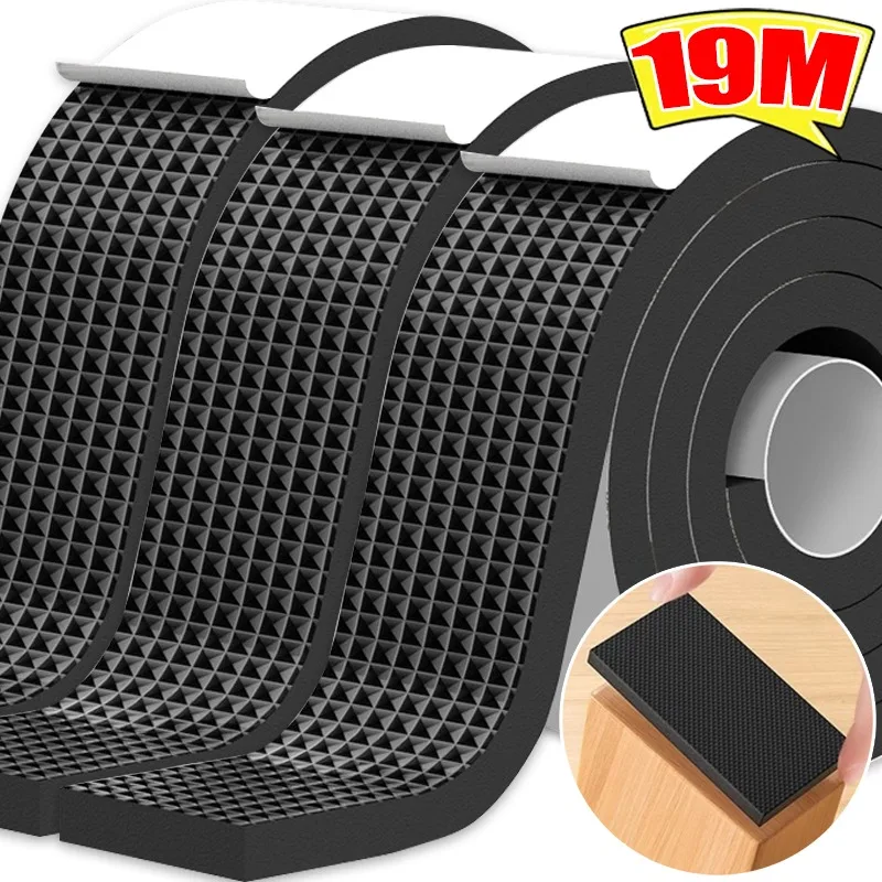 

10/1 рулон DIY бесшумные коврики, демпфер бампера, нескользящая накладка, чехол для ног, самоклеящиеся защитные накладки для ног стола, стула, лента из пенопласта EVA