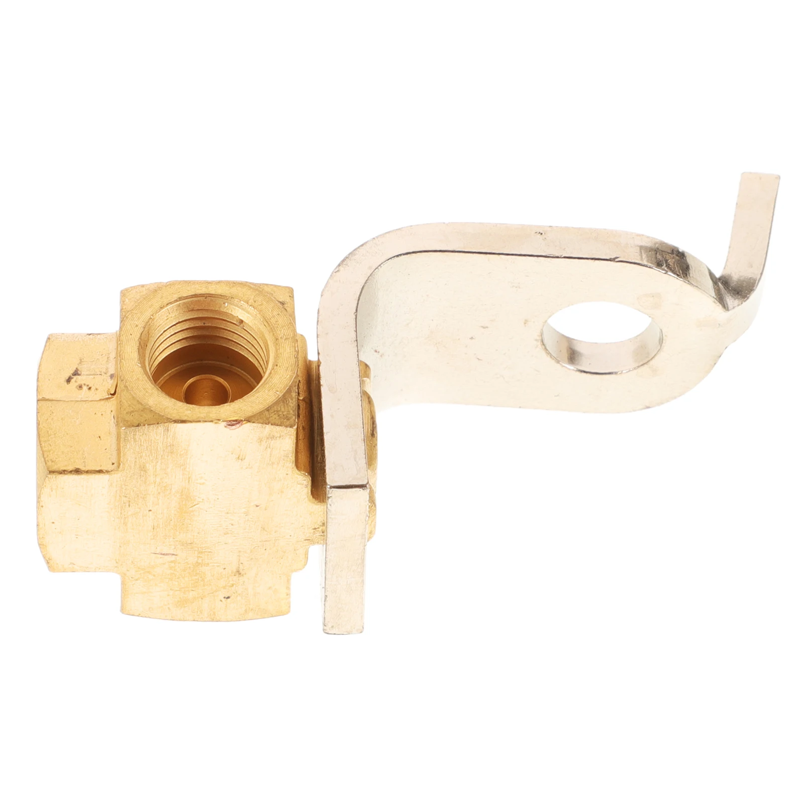 

Tee Oil Pipe Brake Line Fitting Quick Disconnect Style 3 Way Brass Fuel Line Connection Car Supply Automotive