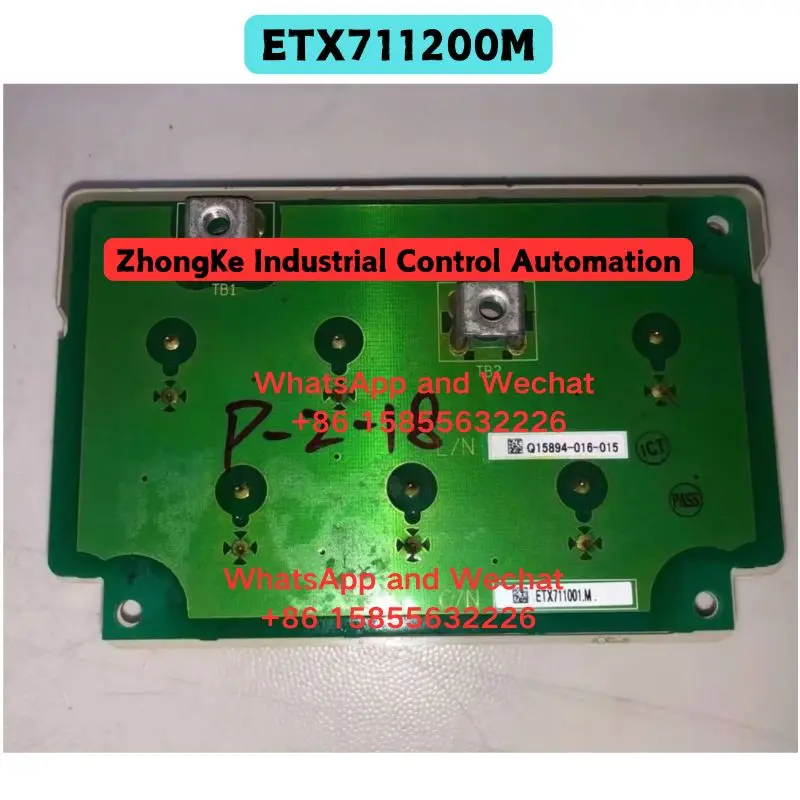 Used Inverter capacitor board  ETX711200M  ETX711051 ETX710023 Functional test OK Fast delivery