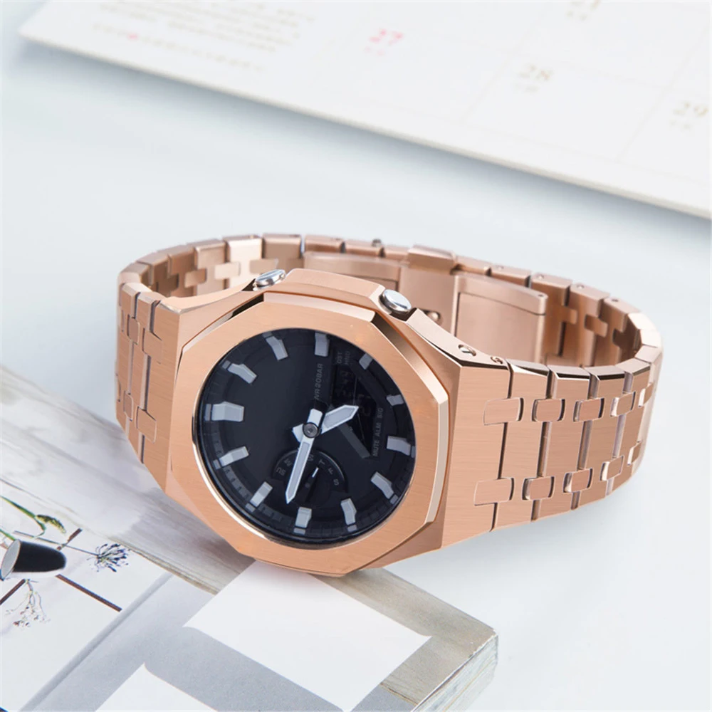 Hontao Highest Quality GA-2100 GA-B2100 Casioak All Metal Classic 3rd Generation Modification Kit