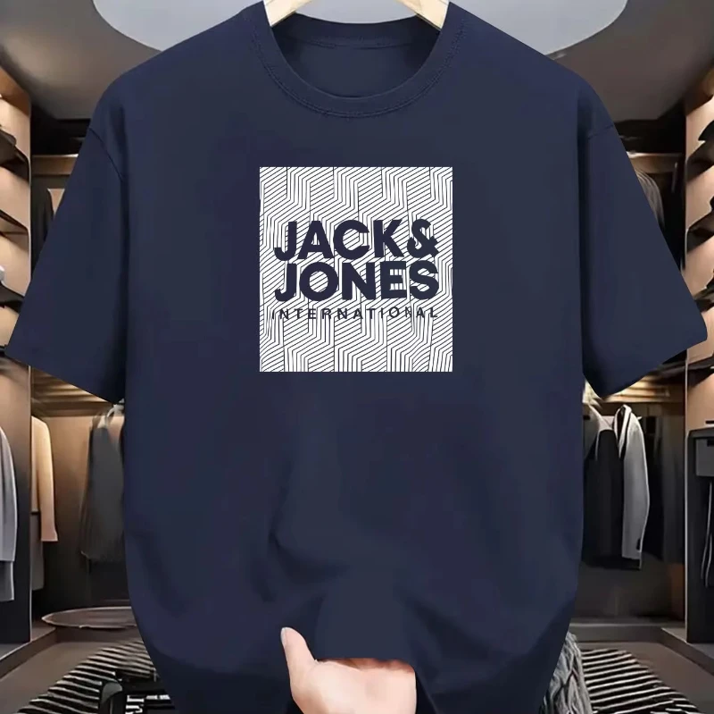 

The new brand of summer fashion round-neck short-sleeved T-shirts for both men and women in 2025