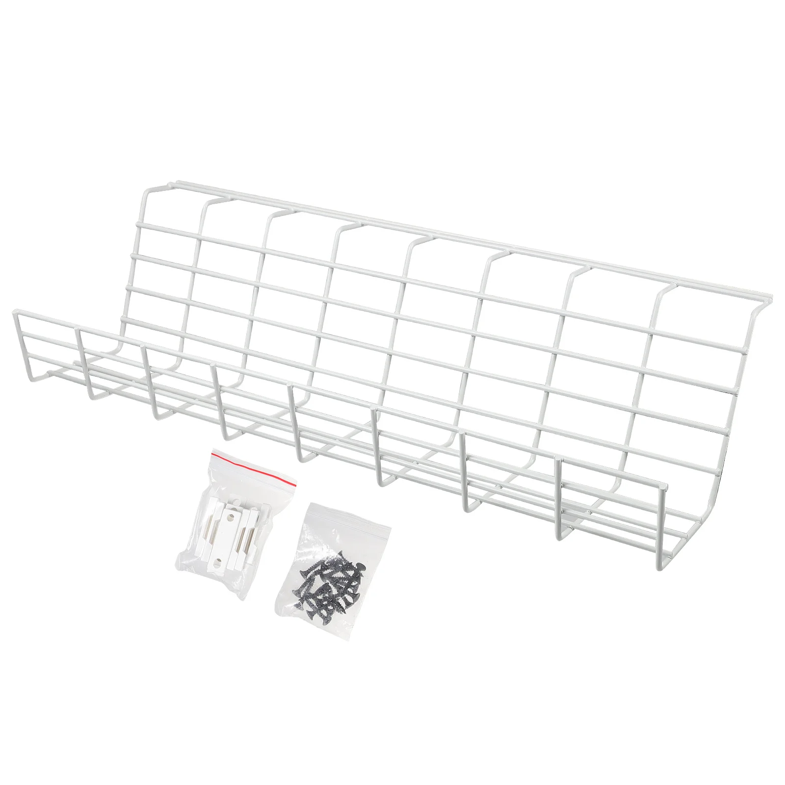 Under Desk Cable Management Rack Cable Storage Organizer For Home Wire Cord Holder Iron Material Durable Storage Rack For Cables