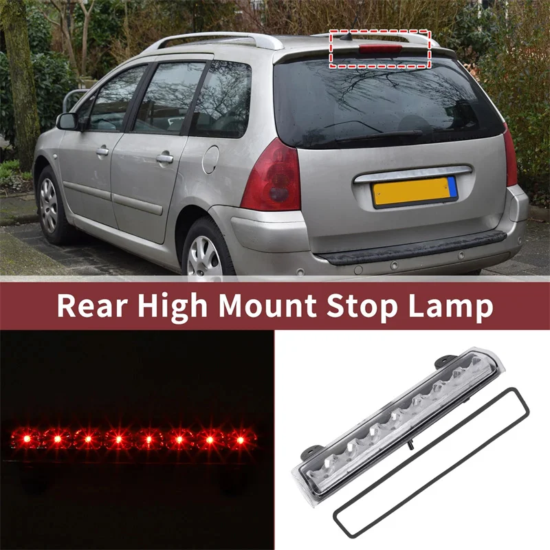 

1Pcs Third Brake Light 3rd Car Lens Center High Mount Stop Light Lamp For GMC Yukon SUV 2000 2001-2006 15170955 White