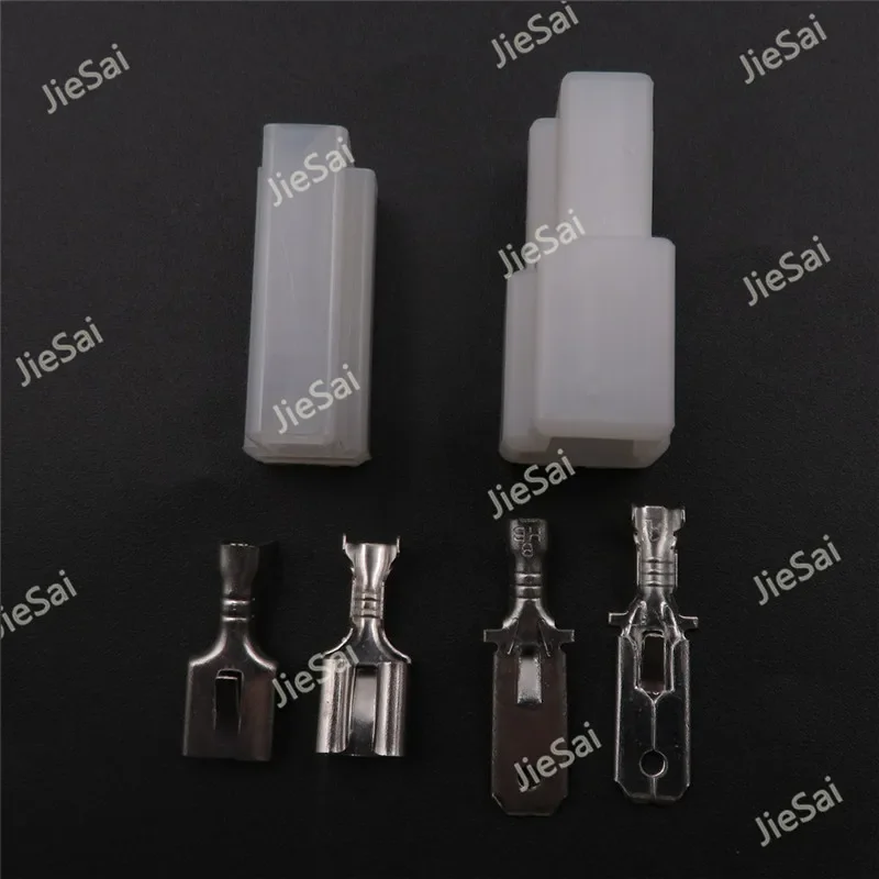 2 Pin 6.3mm Female Male Map Sensor Connector Plug Auto Wiring Harness Connector For Toyota